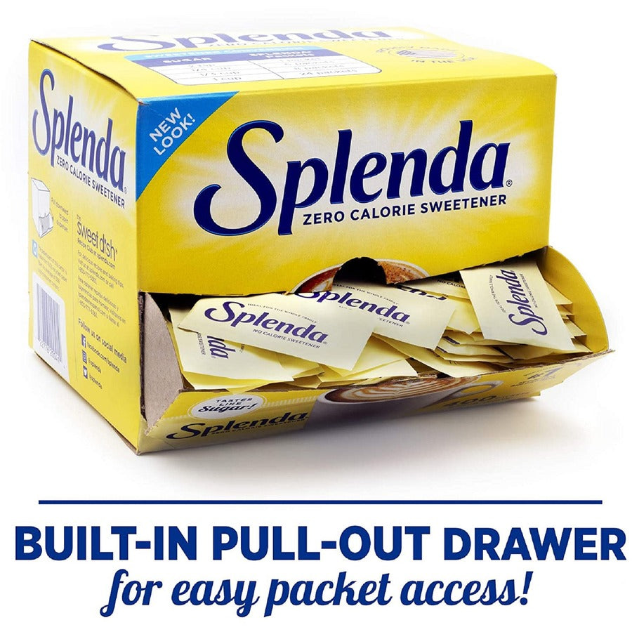 Splenda Single-serve Sweetener Packets - 0.035 oz (1 g) - Artificial Sweetener - 6/Carton - 400 Per Box