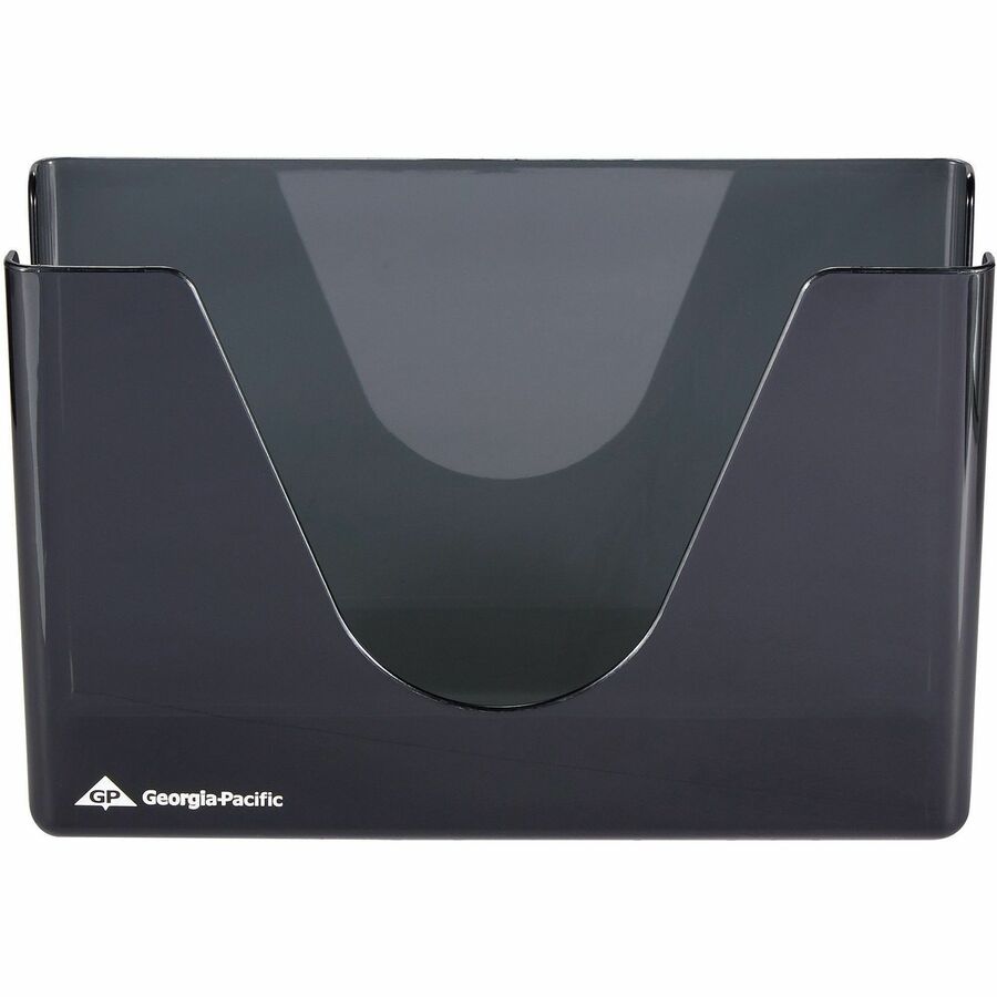 Georgia-Pacific Countertop C-Fold/M-Fold Paper Towel Dispenser - C Fold, Multifold Dispenser - 7" Height x 11" Width x 4.4" Depth - Plastic - Smoke - Durable, Washable - 6 / Carton