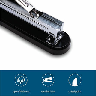 Business Source Chisel Point Standard Staples - 210 Per Strip - Standard - 1/4" Leg - 1/2" Crown - Holds 30 Sheet(s) - for Paper - Chisel Point - Silver - Galvanized Iron5 / Pack
