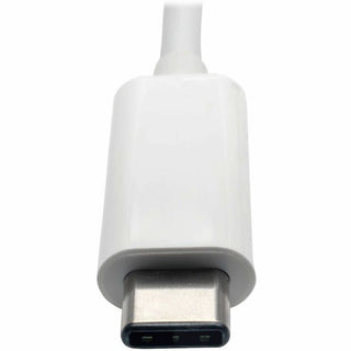 USB 3.1 Gen 1 USB-C to HDMI 4K Adapter, USB-A/USB-C PD Charging Ports, 3", White