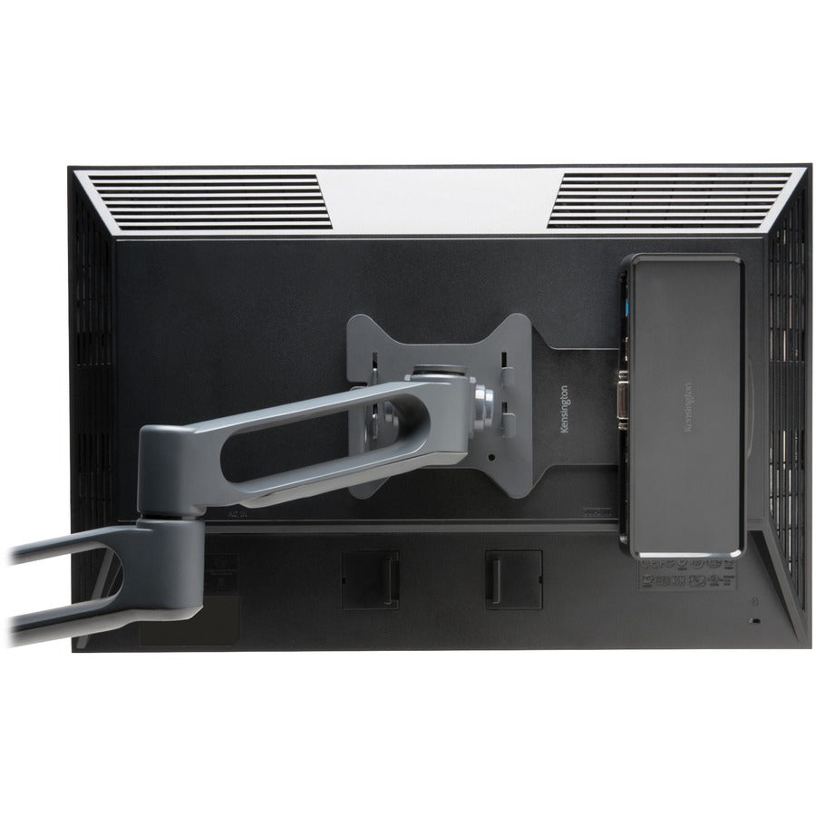 Kensington Mounting Plate for Docking Station - Black - 75 x 75, 100 x 100 - 1 Each