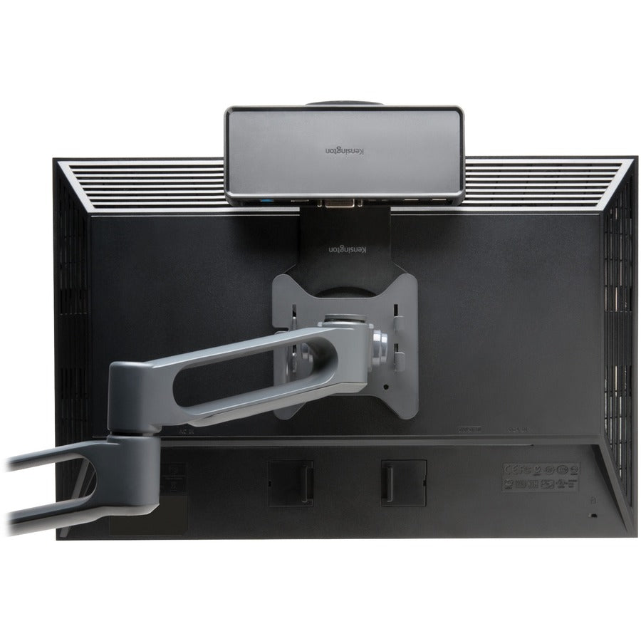 Kensington Mounting Plate for Docking Station - Black - 75 x 75, 100 x 100 - 1 Each