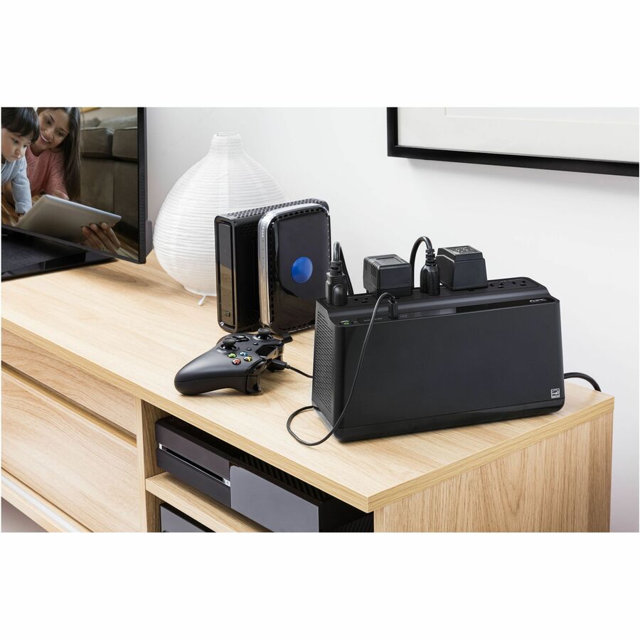 Back-UPS 600 VA Battery Backup System, 7 Outlets, 120 VA, 490 J