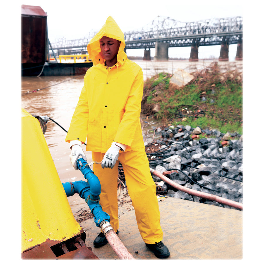 river-city-three-piece-rainsuit-recommended-for-agriculture-construction-transportation-sanitation-carpentry-landscaping-large-size-water-protection-snap-closure-polyester-polyvinyl-chloride-pvc-yellow-1-each_mcs2003l - 2