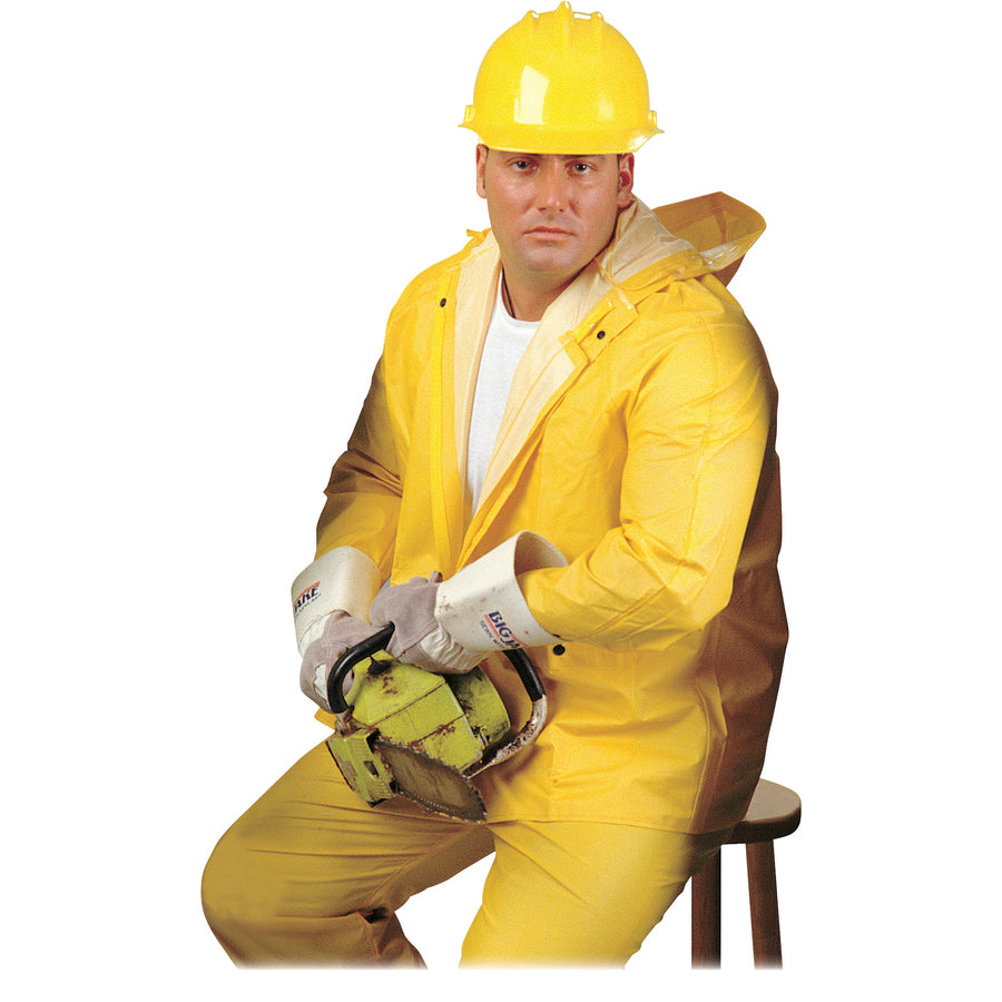 river-city-three-piece-rainsuit-recommended-for-agriculture-construction-transportation-sanitation-carpentry-landscaping-extra-large-size-water-protection-snap-closure-polyester-polyvinyl-chloride-pvc-yellow-1-each_mcs2003xl - 3