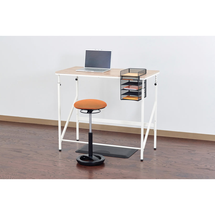 safco-laminate-tabletop-standing-height-desk-for-table-topmelamine-laminate-rectangle-beech-top-powder-coated-cream-base-adjustable-height-38-to-50-adjustment-x-48-table-top-width-x-24-table-top-depth-50-height-assembly-required_saf1957bh - 2