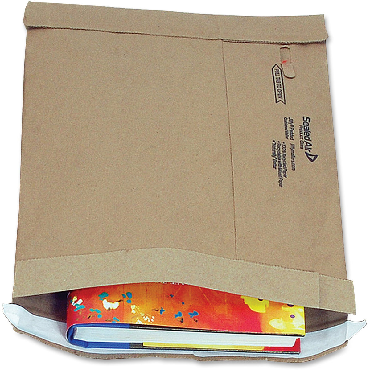 Jiffy Padded Mailer, #7, Paper Padding, Self-Adhesive Closure, 14.25 x 20, Natural Kraft, 50/Carton