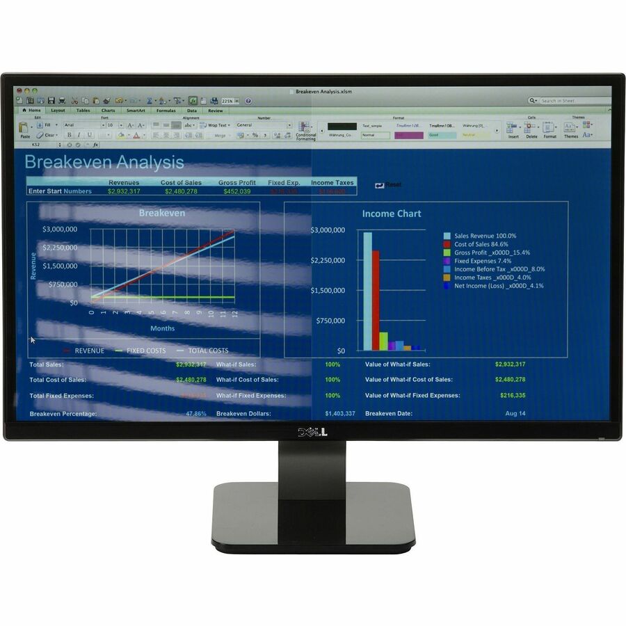 Antiglare Frameless Filter for 23.8" Widescreen Flat Panel Monitor, 16:9 Aspect Ratio
