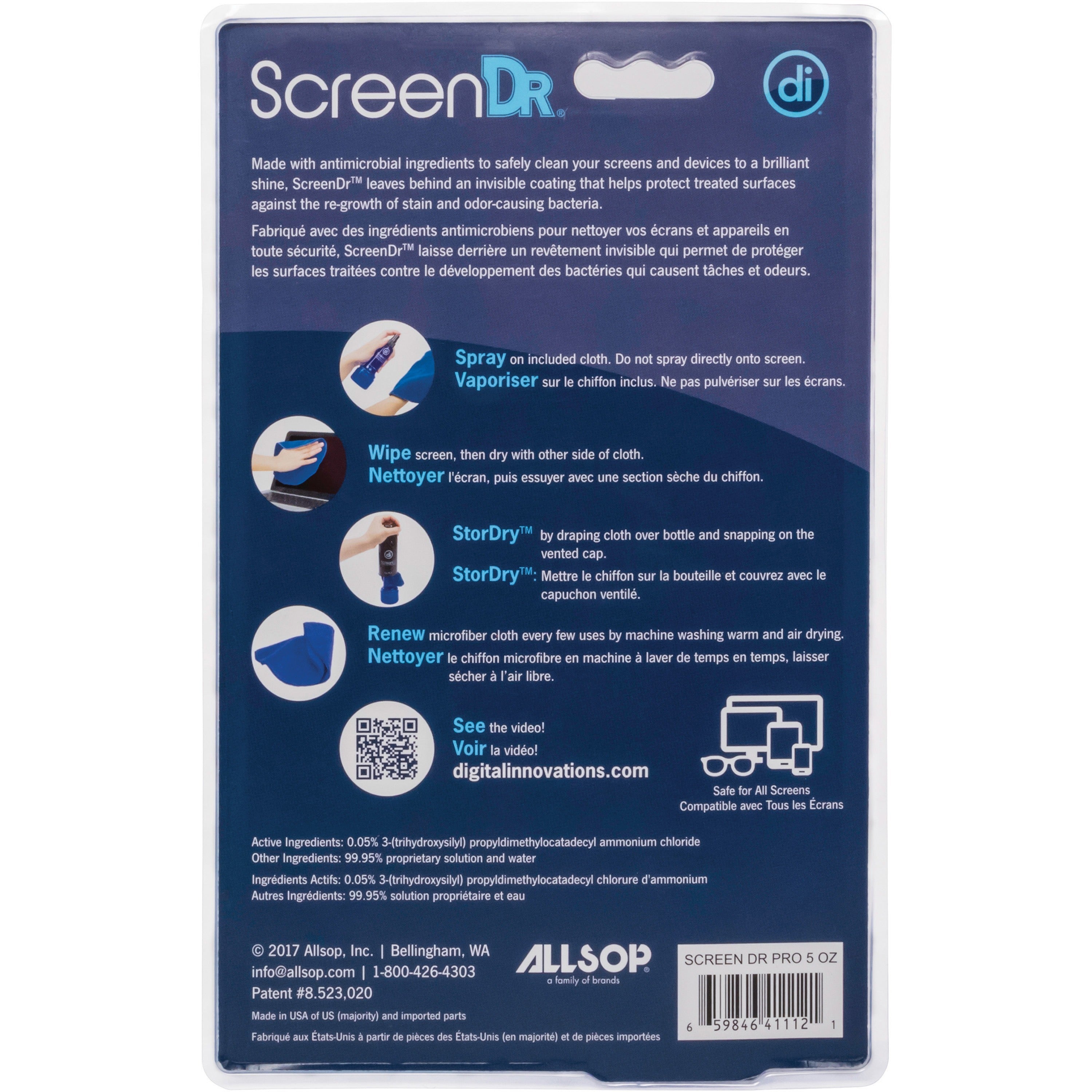 screendr-5oz-screen-cleaning-kit-for-display-screen-5-oz-alcohol-free-ammonia-free-streak-free-non-abrasive-1-each-black_asp4111200 - 2