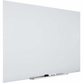 InvisaMount Magnetic Glass Marker Board, 39 x 22, White Surface