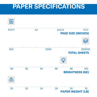 Hammermill Premium Multipurpose Paper - White - 97 Brightness - Letter - 8 1/2" x 11" - 20 lb Basis Weight - Smooth - 400 / Pallet - Jam-free, Archival-safe, Acid-free - White