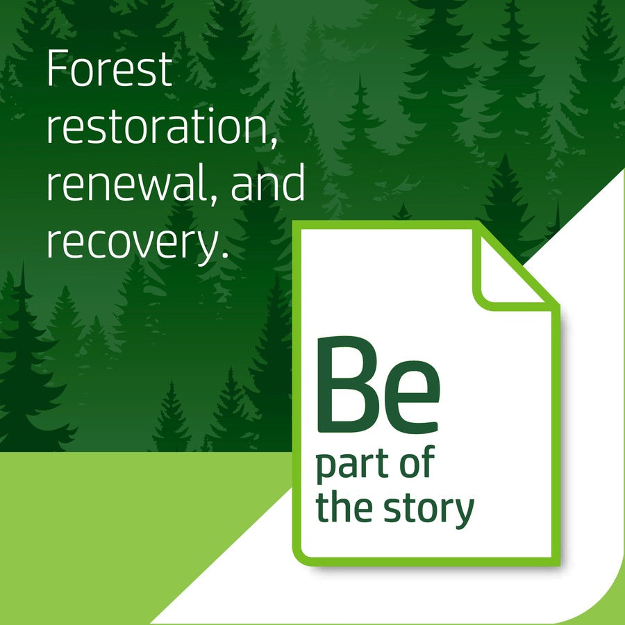 HP Office20 Paper - White - 92 Brightness - Letter - 8 1/2" x 11" - 20 lb Basis Weight - 200000 / Pallet - FSC - Smear Resistant, Quick Drying, Acid-free - White