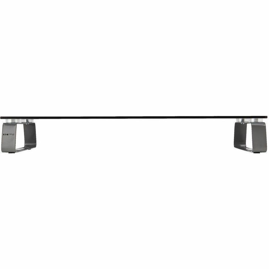Universal Glass-Top Monitor Riser, 22" x 8" x 3", Clear, Supports 3.9 lbs