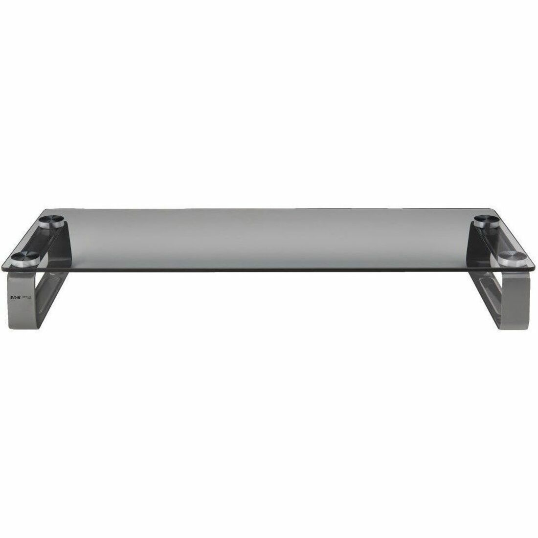 Universal Glass-Top Monitor Riser, 22" x 8" x 3", Clear, Supports 3.9 lbs