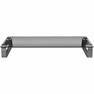 Universal Glass-Top Monitor Riser, 22" x 8" x 3", Clear, Supports 3.9 lbs