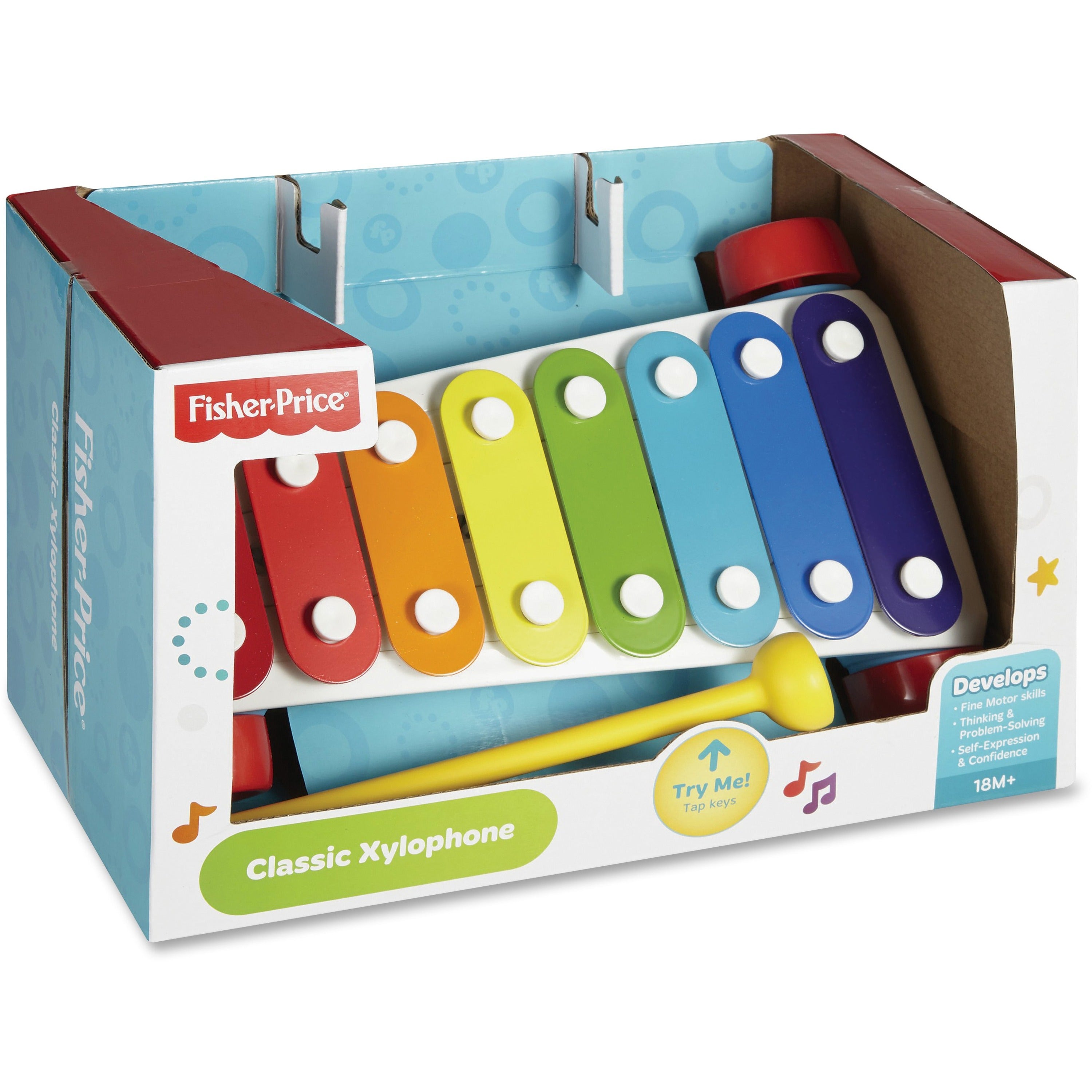 fisher-price-classic-xylophone-tapping-the-keys-helps-foster-fine-motor-skills-standing-and-pull-string_fipcmy09 - 1