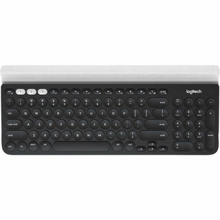Logitech K780 Multi-Device Wireless Keyboard - Wireless Connectivity - Bluetooth - 33 ft - 2.40 GHz - USB Interface Home, Search, Back, App Switch, Easy-Switch, On/Off Switch Hot Key(s) - ChromeOS - English, French - QWERTY Layout - Tablet, Computer