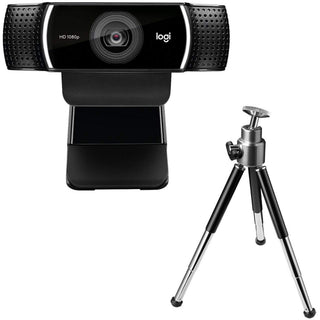 Logitech C922 Webcam - 2 Megapixel - 60 fps - USB 2.0 - 1920 x 1080 Video - Auto-focus - 78deg Angle - 1.2x Digital Zoom - Microphone - Computer, Notebook, Monitor