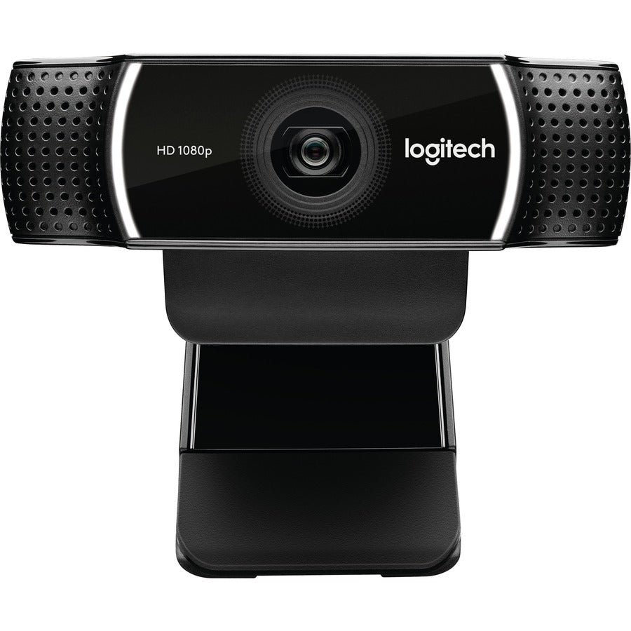 Logitech C922 Webcam - 2 Megapixel - 60 fps - USB 2.0 - 1920 x 1080 Video - Auto-focus - 78deg Angle - 1.2x Digital Zoom - Microphone - Computer, Notebook, Monitor
