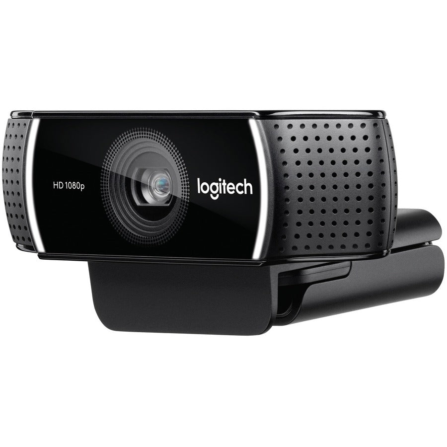 Logitech C922 Webcam - 2 Megapixel - 60 fps - USB 2.0 - 1920 x 1080 Video - Auto-focus - 78deg Angle - 1.2x Digital Zoom - Microphone - Computer, Notebook, Monitor