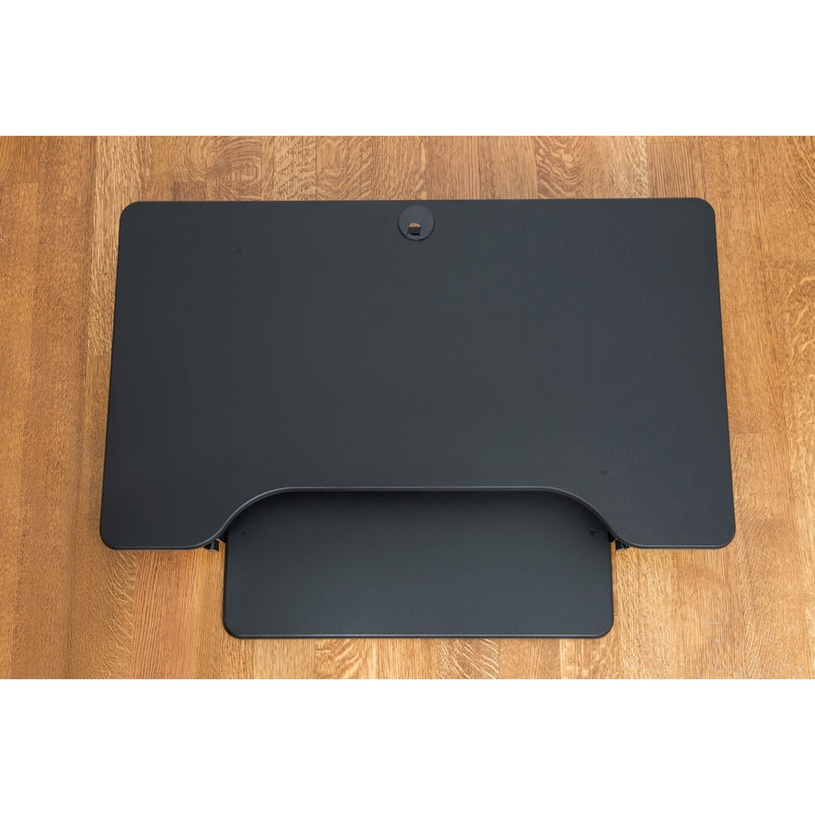 Lorell Deluxe Adjustable Desk Riser - 20" Height x 38" Width x 24" Depth - Desktop - Black