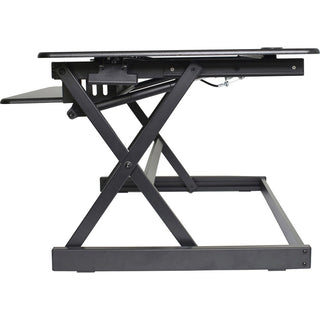 Lorell Deluxe Adjustable Desk Riser - 20" Height x 38" Width x 24" Depth - Desktop - Black