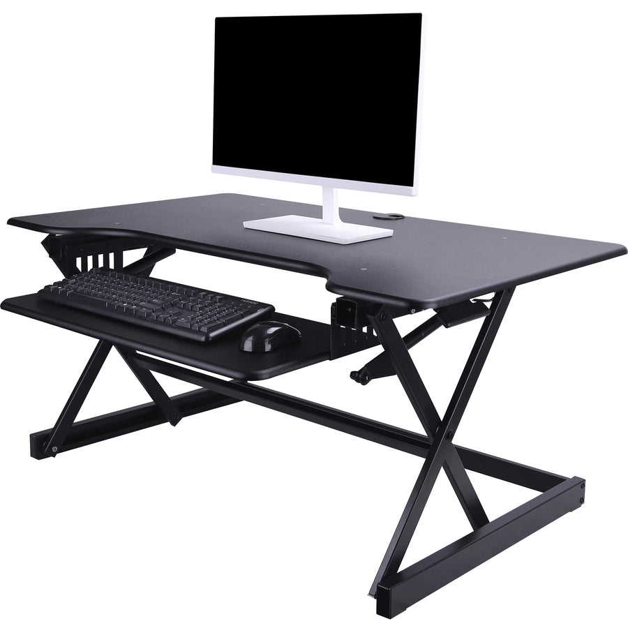 lorell-deluxe-adjustable-desk-riser-20-height-x-38-width-x-24-depth-desktop-black_llr99759 - 4
