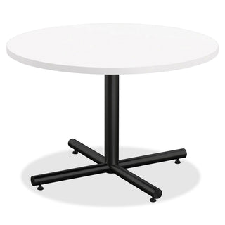 lorell-hospitality-collection-tabletop-for-table-tophigh-pressure-laminate-hpl-round-white-top-x-42-table-top-diameter-assembly-required-thermofused-laminate-tfl-particleboard-top-material-1-each_llr99857 - 2