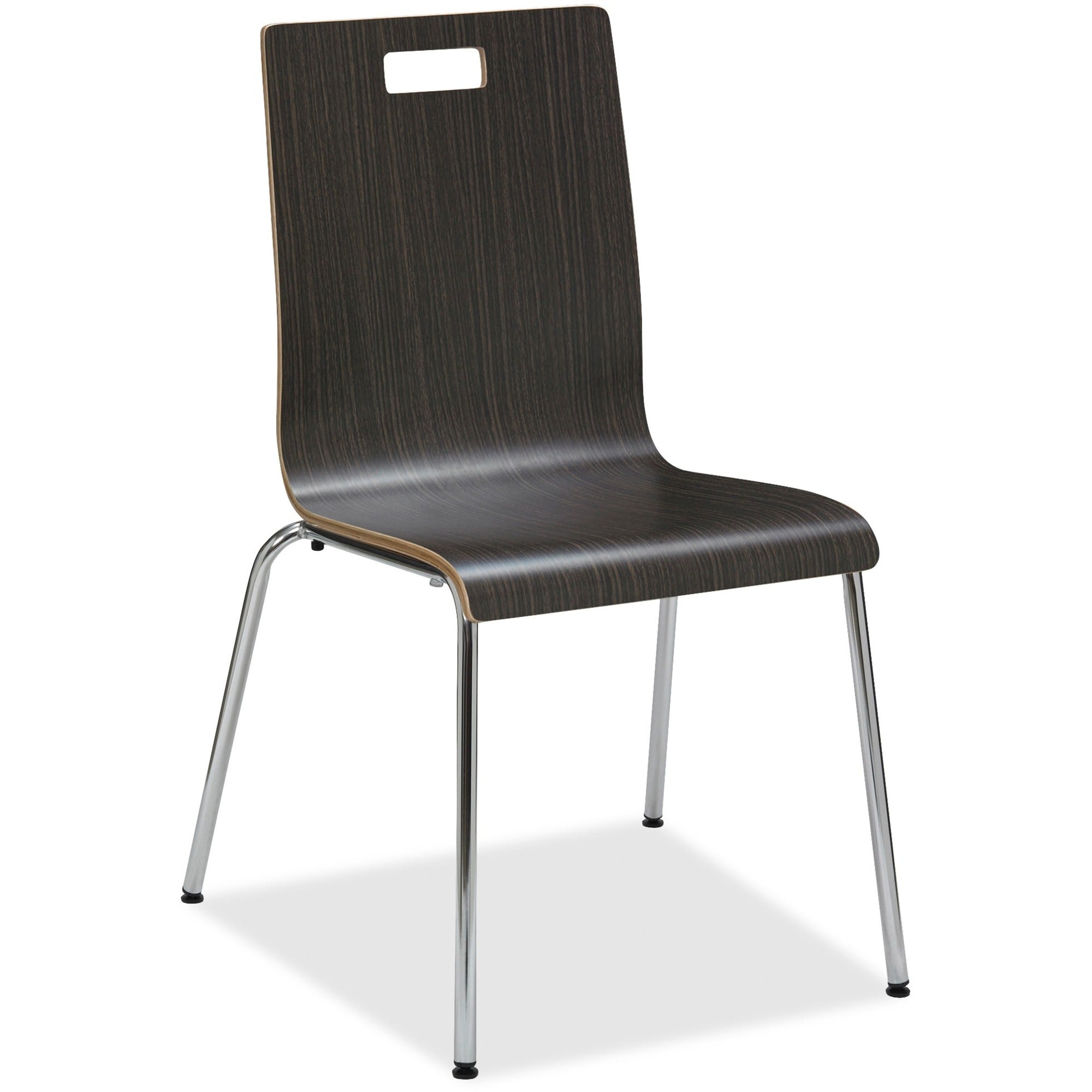lorell-bentwood-cafe-chairs-steel-frame-espresso-plywood-bentwood-2-carton_llr99863 - 1