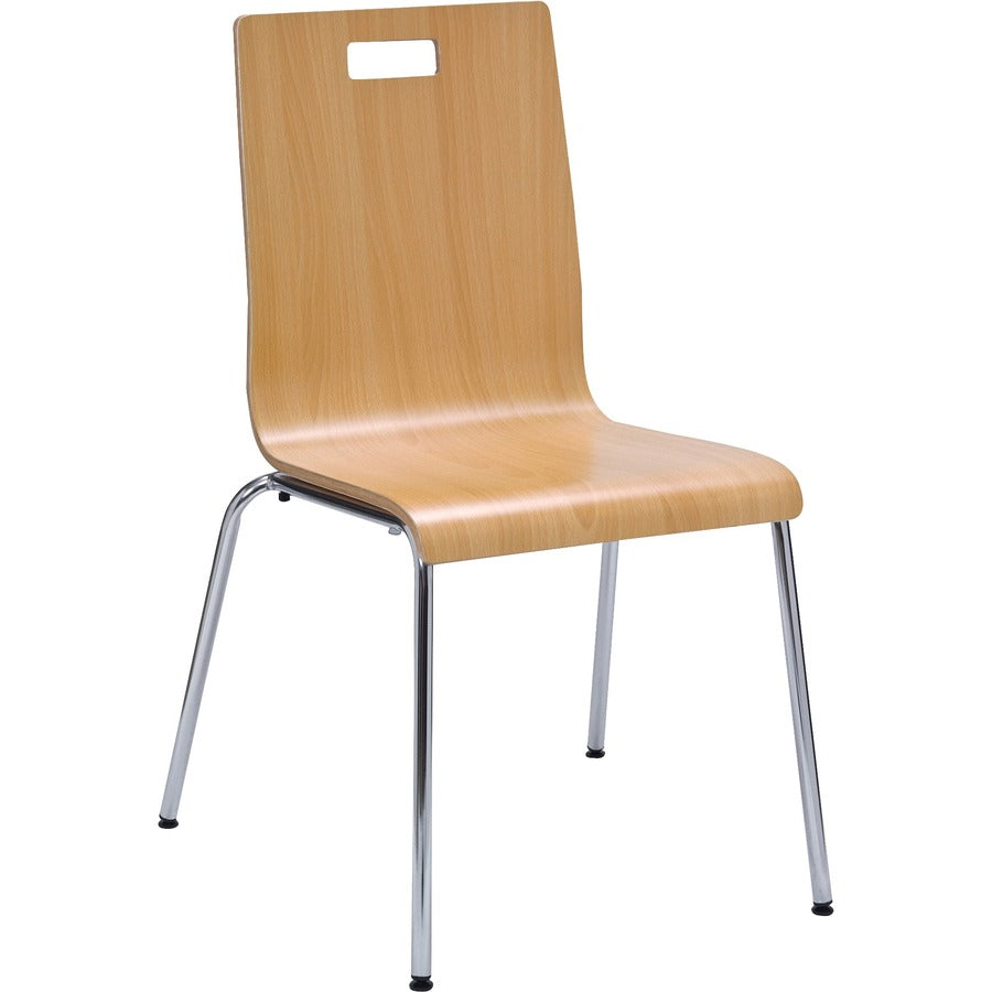 lorell-bentwood-cafe-chairs-steel-frame-natural-plywood-bentwood-2-carton_llr99864 - 4