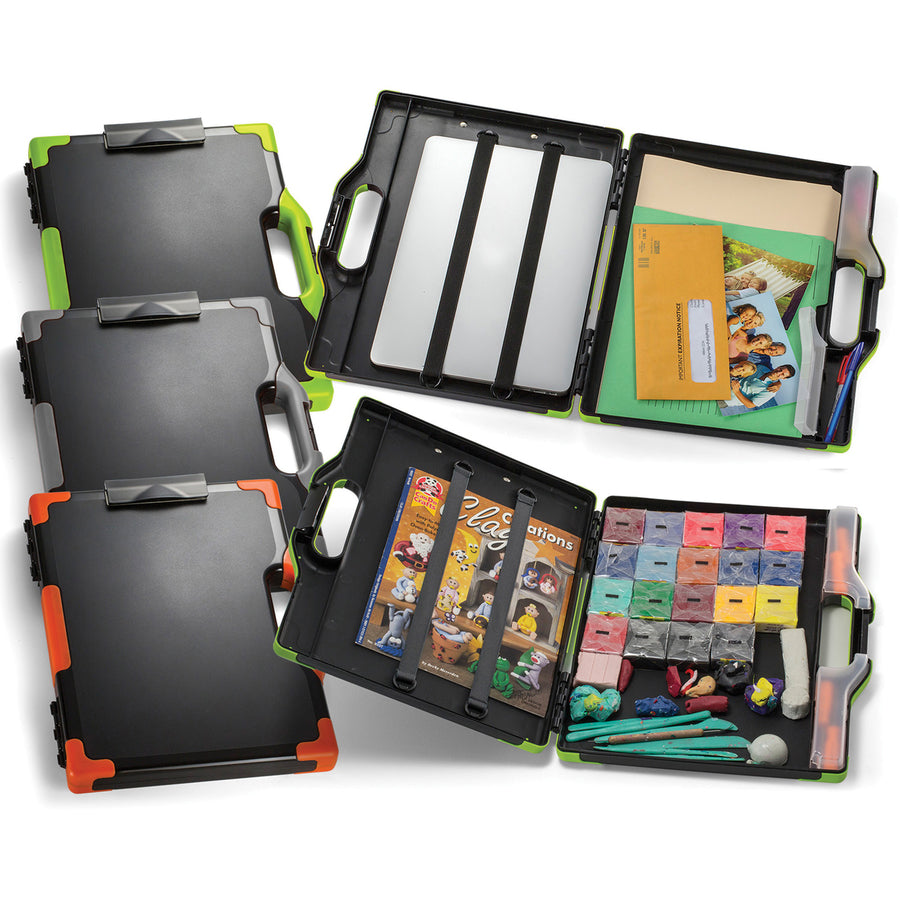 officemate-carry-all-clipboard-storage-box-storage-for-tablet-notebook-8-1-2--8-1-2-x-11--14-black-gray-1-each_oic83324 - 3