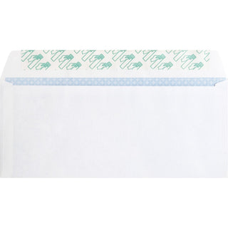 Business Source No. 10 Peel-to-seal Security Envelopes - Business - #10 - 4 1/8" Width x 9 1/2" Length - 24 lb - Peel & Seal - Wove - 100 / Box - White