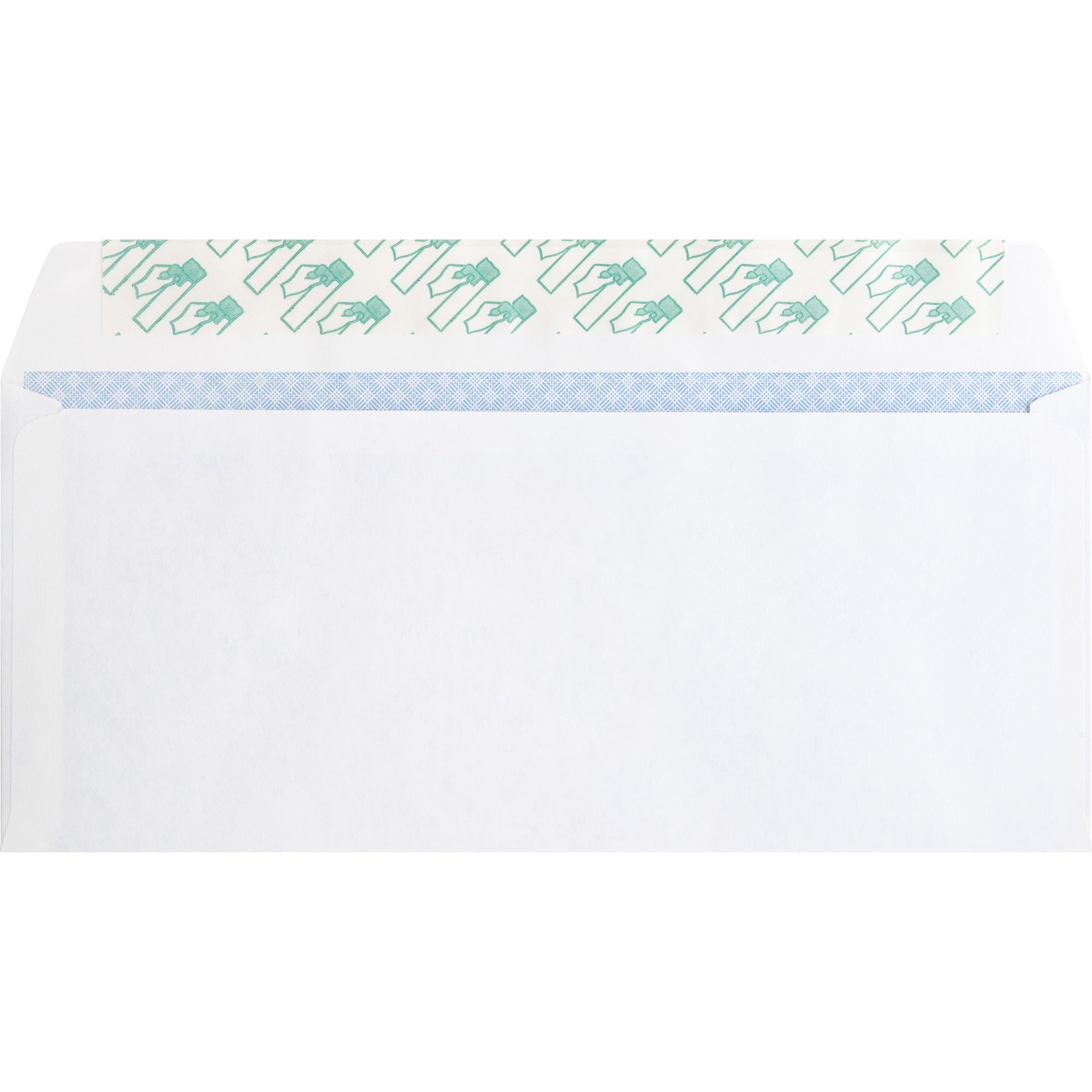 business-source-no-10-peel-to-seal-security-envelopes-business-#10-4-1-8-width-x-9-1-2-length-24-lb-peel-&-seal-wove-100-box-white_bsn99714 - 3