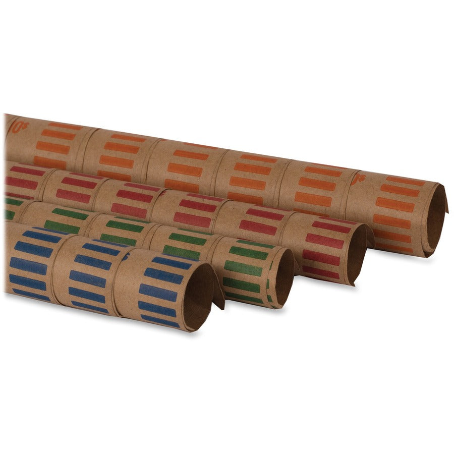 pap-r-tubular-coin-wrap-1-denomination-durable-burst-resistant-crimped-pre-formed-57-lb-basis-weight-paper-red-1000-box_pqp23001 - 3