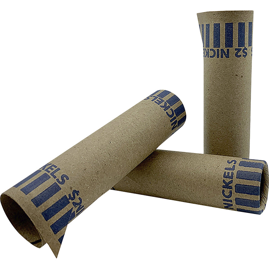 pap-r-tubular-coin-wrap-5-denomination-durable-burst-resistant-crimped-pre-formed-57-lb-basis-weight-paper-blue-1000-box_pqp23005 - 2