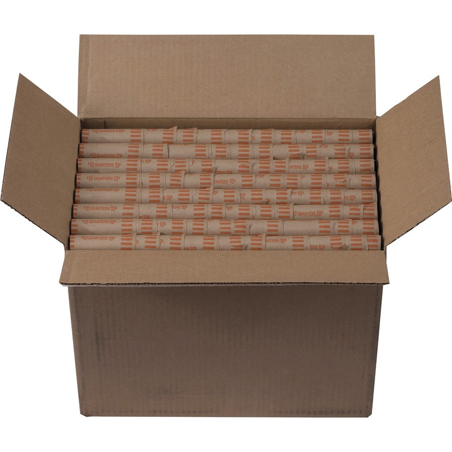 pap-r-tubular-coin-wrap-25-denomination-durable-burst-resistant-crimped-pre-formed-57-lb-basis-weight-paper-orange-1000-box_pqp23025 - 5