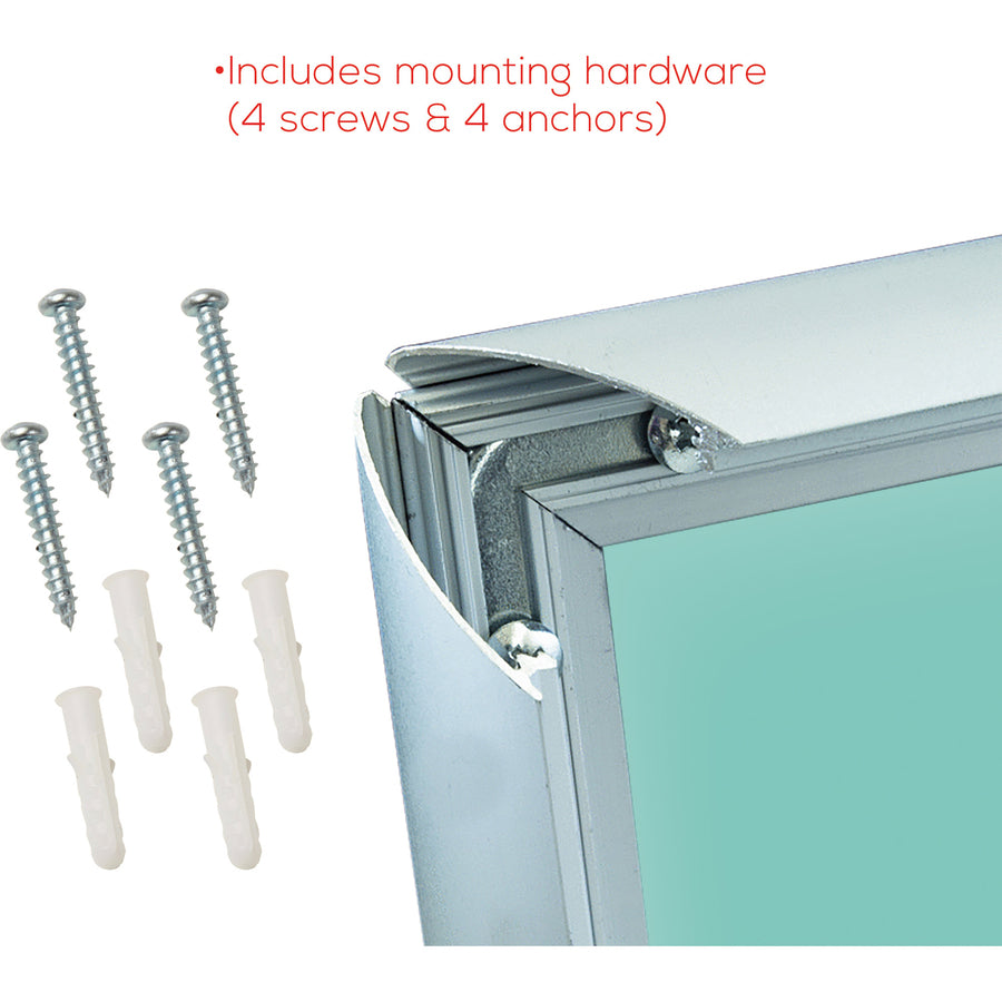 deflecto-wall-mount-display-frame-975-x-1225-frame-size-holds-850-x-11-insert-rectangle-vertical-horizontal-satin-front-loading-anti-glare-dust-resistant-debris-resistant-1-each-aluminum-clear-silver_def690001 - 6