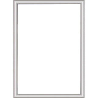Deflecto Wall-Mount Display Frame - 9.75" x 12.25" Frame Size - Holds 8.50" x 11" Insert - Rectangle - Vertical, Horizontal - Satin - Front Loading, Anti-glare, Dust Resistant, Debris Resistant - 1 Each - Aluminum - Clear, Silver