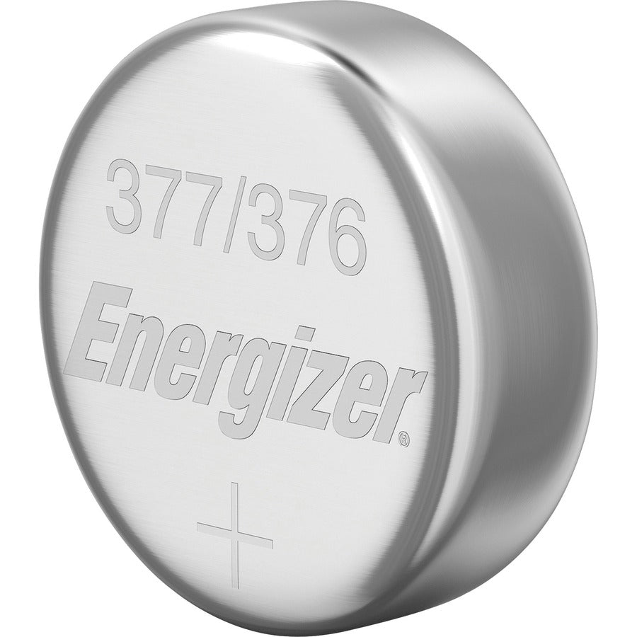 Energizer 377 Silver Oxide Button Battery, 2 Pack - For Multipurpose - SR66 - 1.6 V DC - 24 mAh - Silver Oxide - 2 / Pack - 