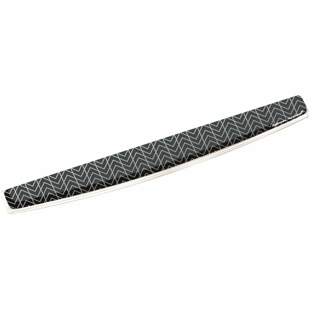 Photo Gel Keyboard Wrist Rest with Microban Protection, 18.5 x 2.31, Chevron Design
