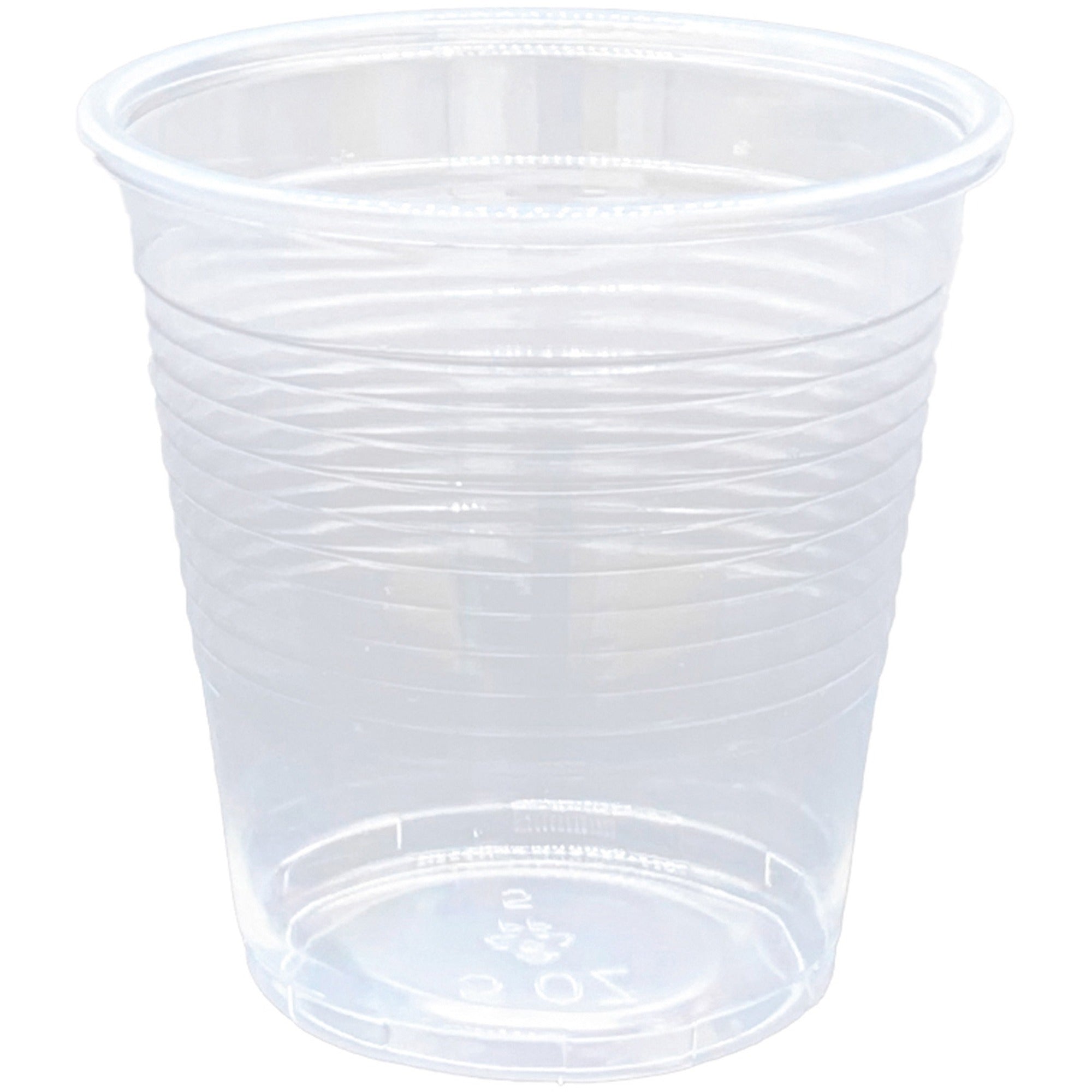 genuine-joe-5-oz-transparent-beverage-cups-100-bag-25-carton-clear-plastic-beverage_gjo10500 - 1