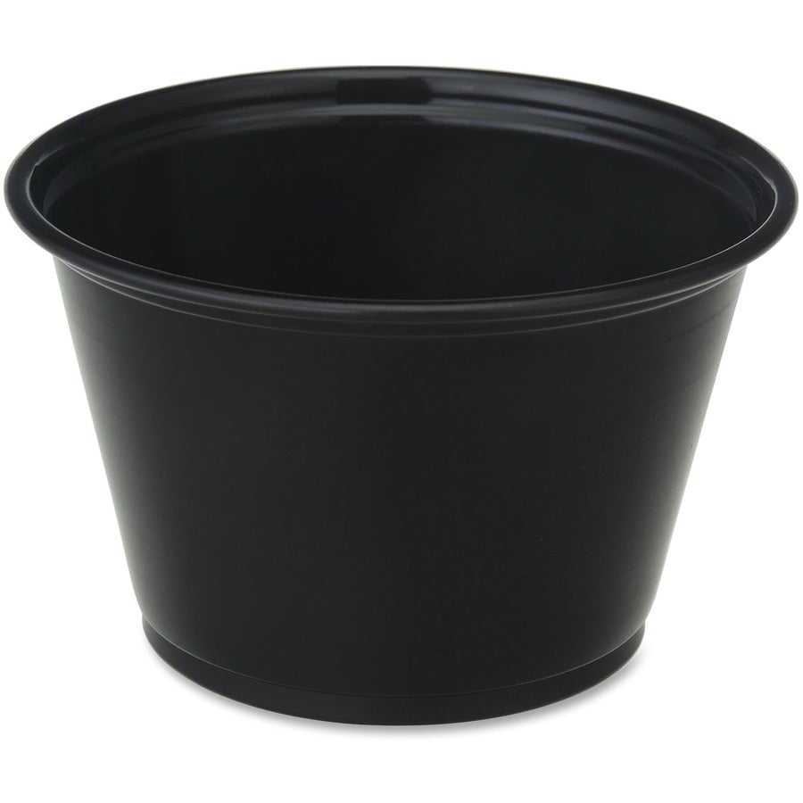 genuine-joe-4-oz-portion-cups-500-bag-50-carton-black-polystyrene-beverage-sauce_gjo19068 - 4