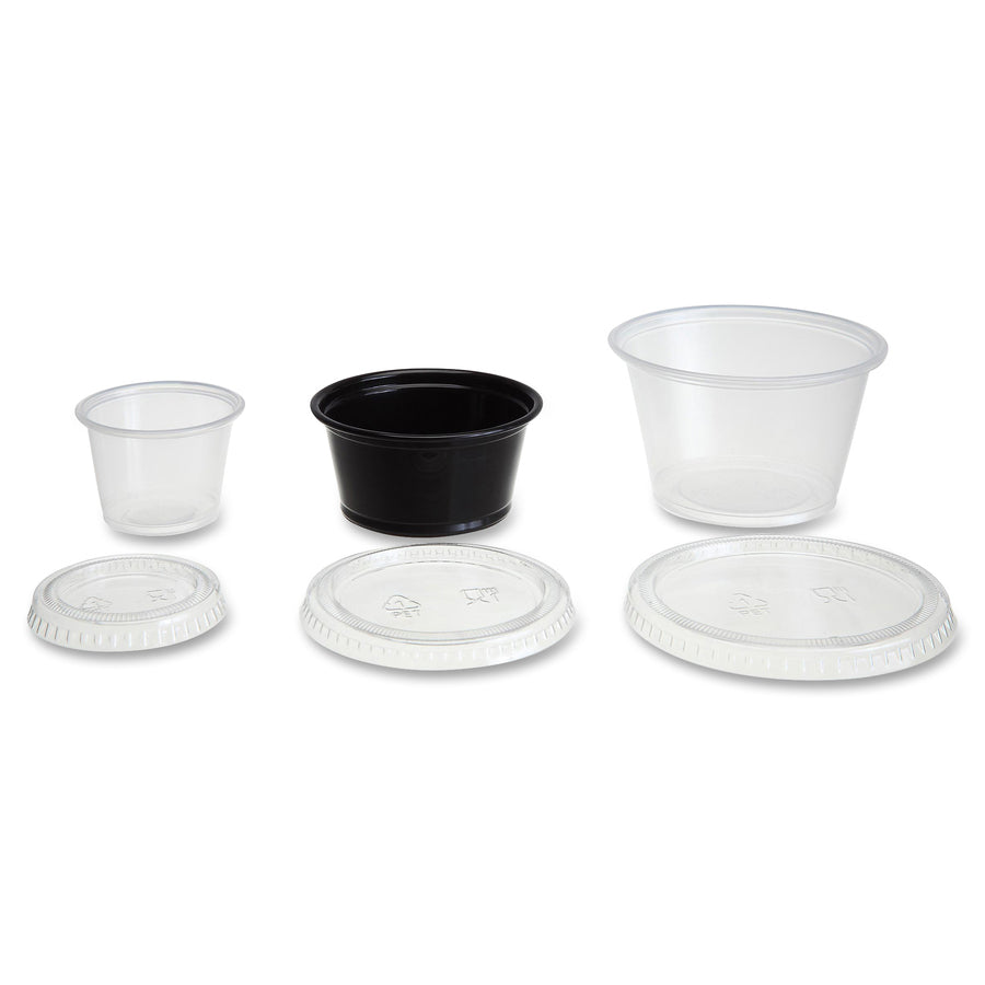 genuine-joe-4-oz-portion-cups-500-bag-50-carton-black-polystyrene-beverage-sauce_gjo19068 - 3