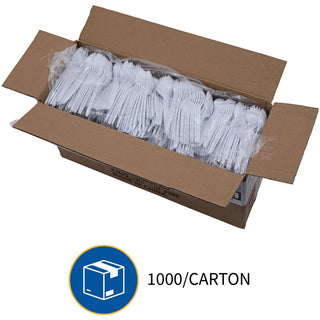 Genuine Joe Medium-Weight Spork - 1 Piece(s) - 1000/Carton - Spork - 1 x Spork - Disposable - White
