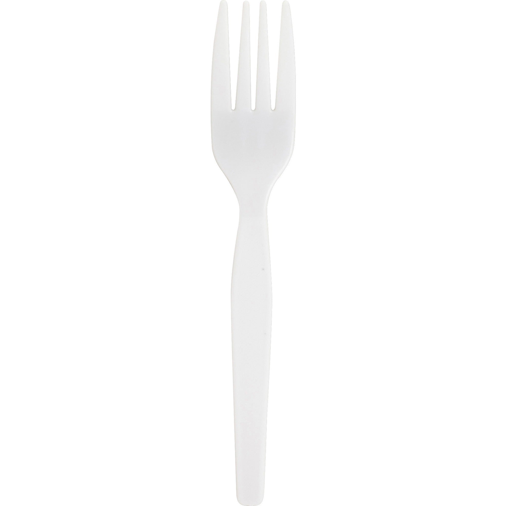 genuine-joe-heavyweight-disposable-forks-1-pieces-1000-carton-fork-1-x-fork-disposable-white_gjo30400 - 1