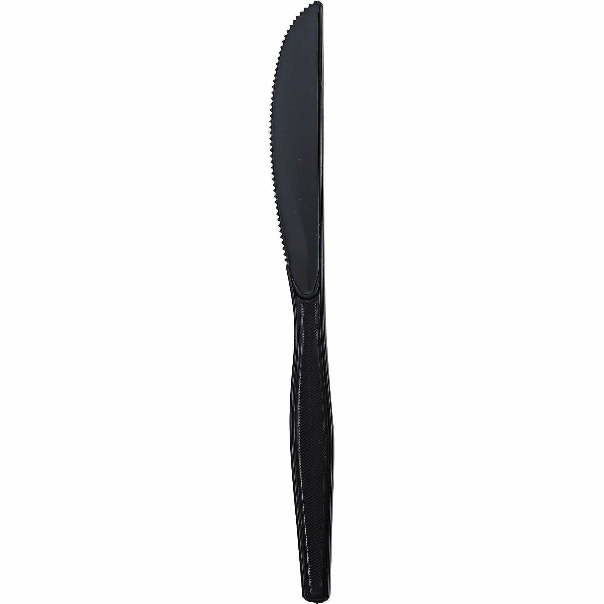 genuine-joe-heavyweight-knife-1-pieces-1000-carton-knife-1-x-knife-disposable-textured-black_gjo30404 - 3