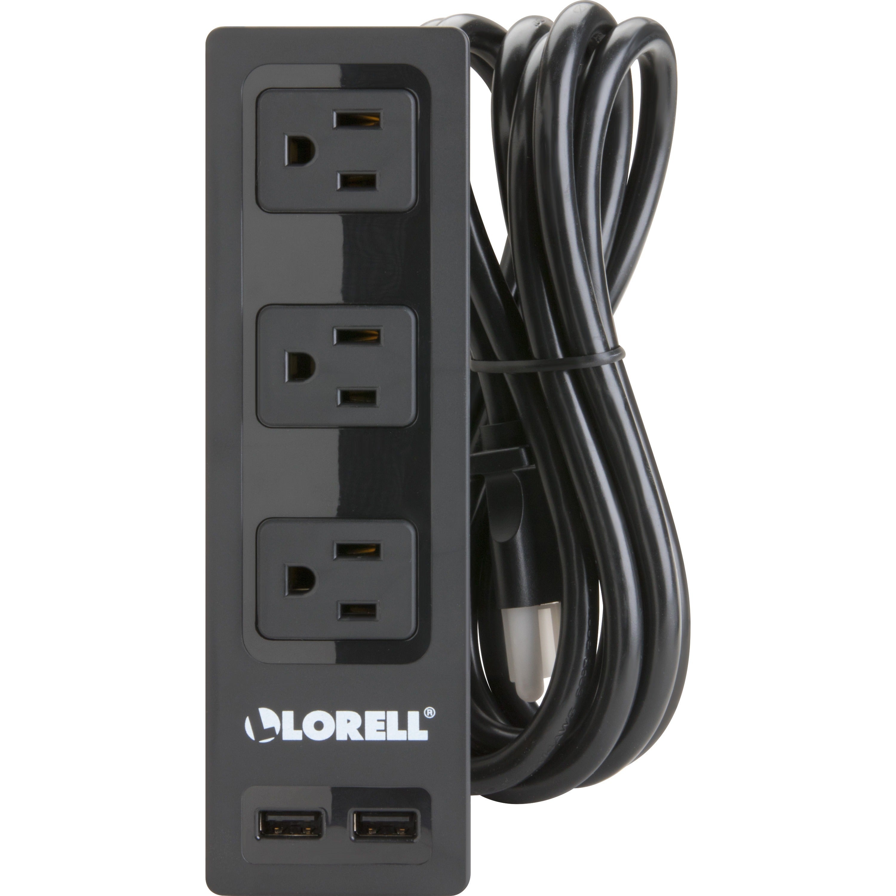 lorell-desktop-ac-power-center-with-usb-charger-3-x-ac-power-2-x-usb-desk-mountable-black_llr33994 - 5