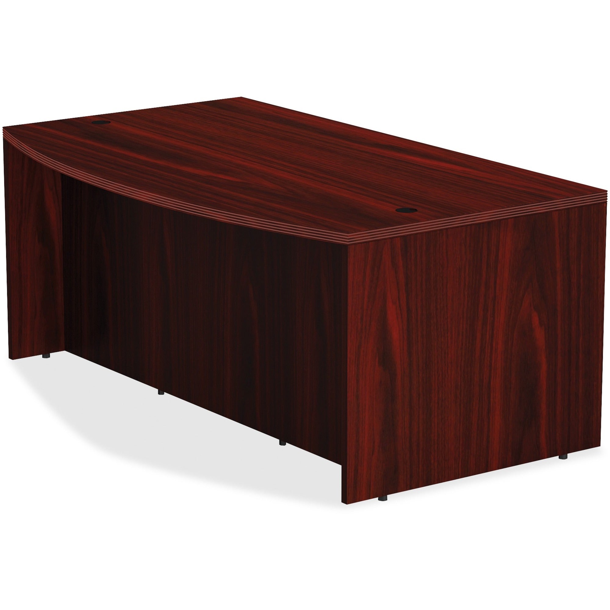 lorell-chateau-series-bowfront-desk-36-x-72295--15-top-reeded-edge_llr34348 - 1