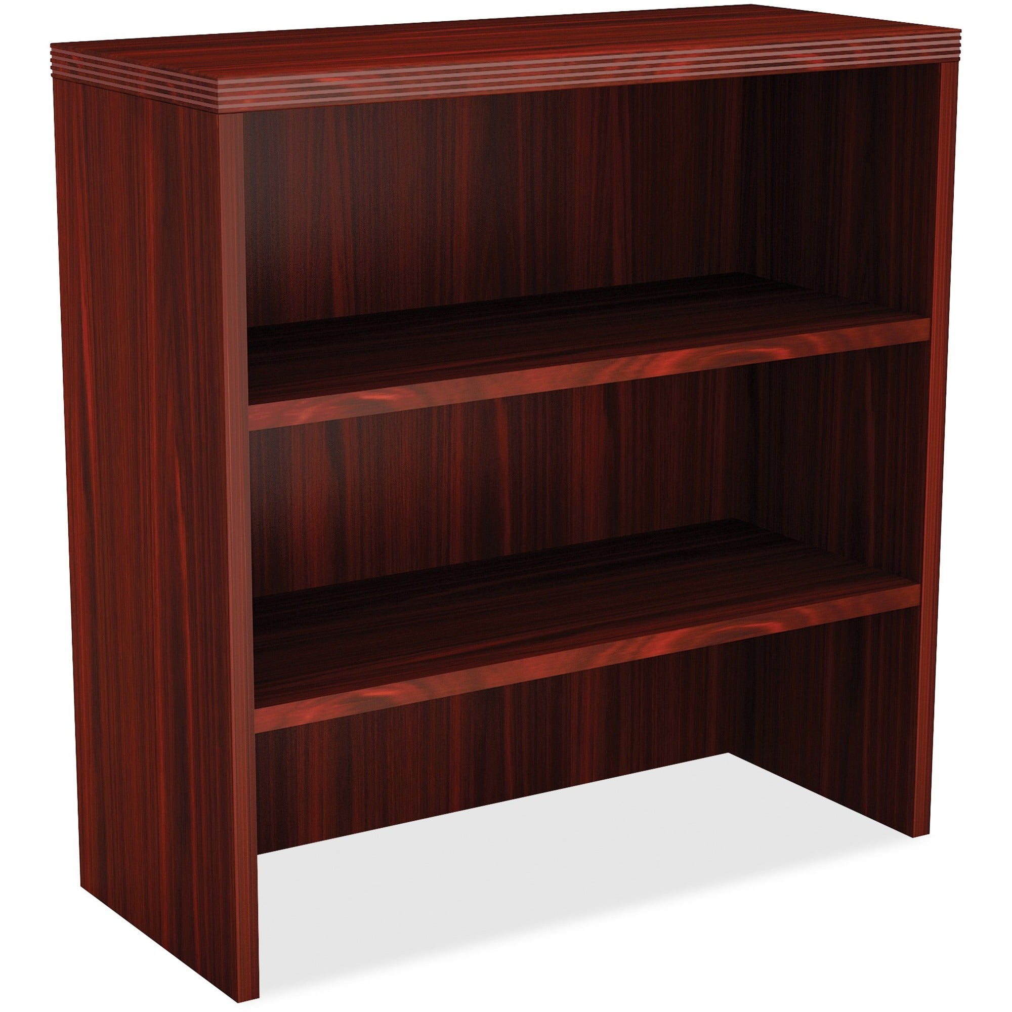 lorell-chateau-stack-on-bookcase-36-x-15365--15-top-2-shelves-reeded-edge_llr34351 - 1