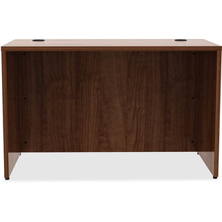 Lorell Essentials Series Rectangular Desk Shell - 48" x 24"29.5" , 0.1" Edge - Material: Metal - Finish: Walnut Laminate
